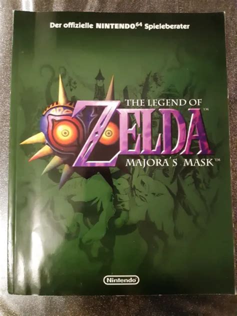 Guide Official Nintendo 64 The Legend Of Zelda Majoras Mask German Exclusivity Eur 3500