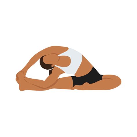 Woman Doing Revolved Head To Knee Pose Parivrtta Janu Sirsasana