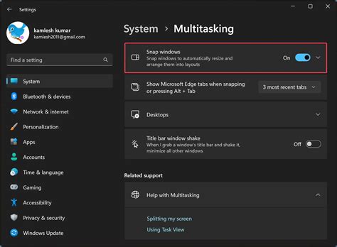 How To Enable Or Disable Snap Layouts On Top Of Screen In Windows