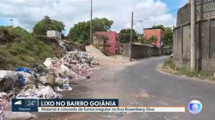 V Deo Moradores Do Bairro Goi Nia Em Bh Reclamam De Lixo Na Rua Rua