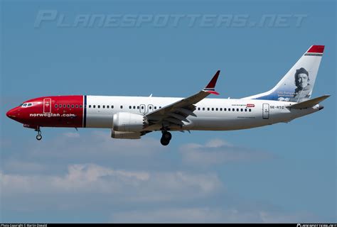 SE RTC Norwegian Air Sweden AOC Boeing 737 8 MAX Photo By Martin Oswald