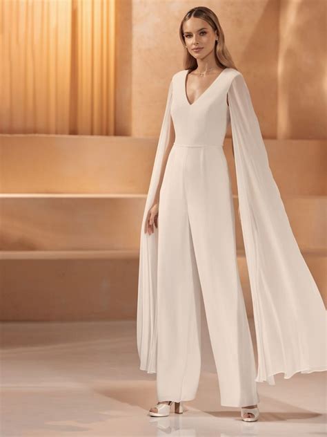 Bruidsjumpsuit Lotus Bianco Evento Ann John Bruidsmode Trouwjurken