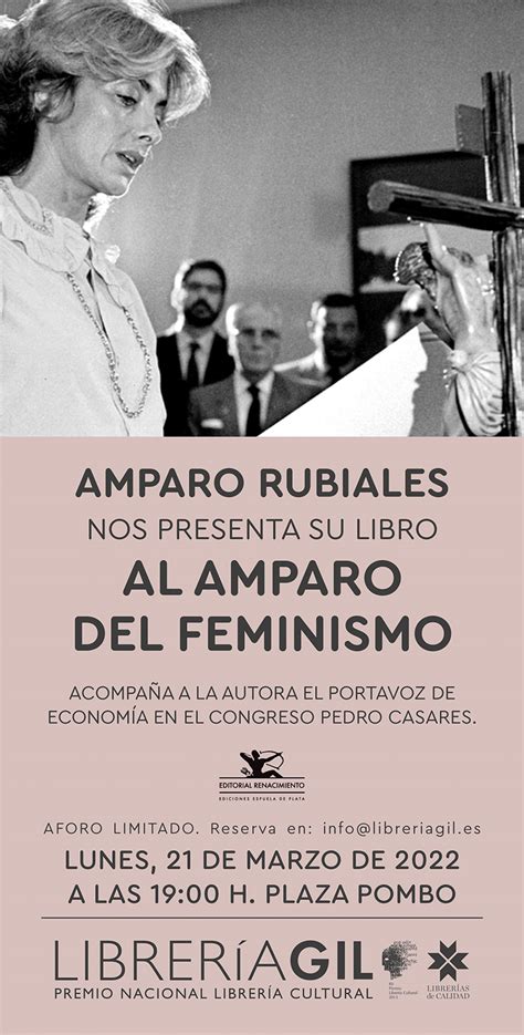 Amparo Rubiales Presenta Al Amparo Del Feminismo Santander Creativa