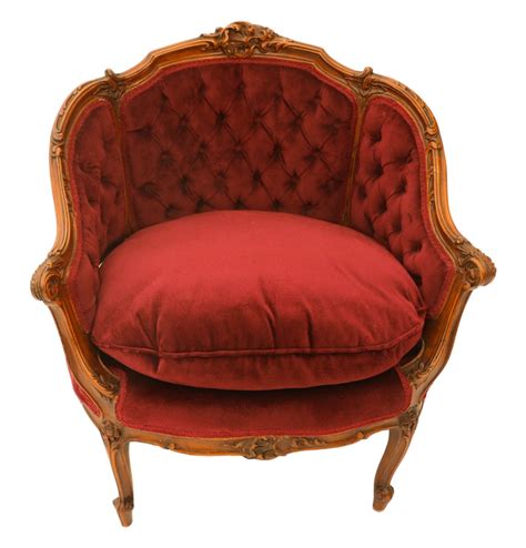 French Louis Xv Style Carved Walnut Upholstered Arm Chair Mary Kay S