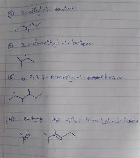 Solved Draw The Condensed Structural Formula For Each Of The