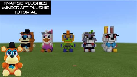 Fnaf Sb Plushies Minecraft Plushie Tutorial Fnaf Funko Toys Youtube