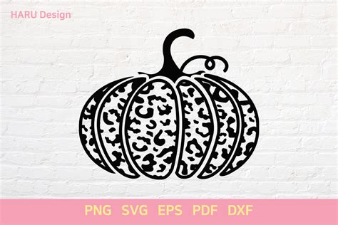 Leopard Pumpkin Black Graphic By Harudesign · Creative Fabrica