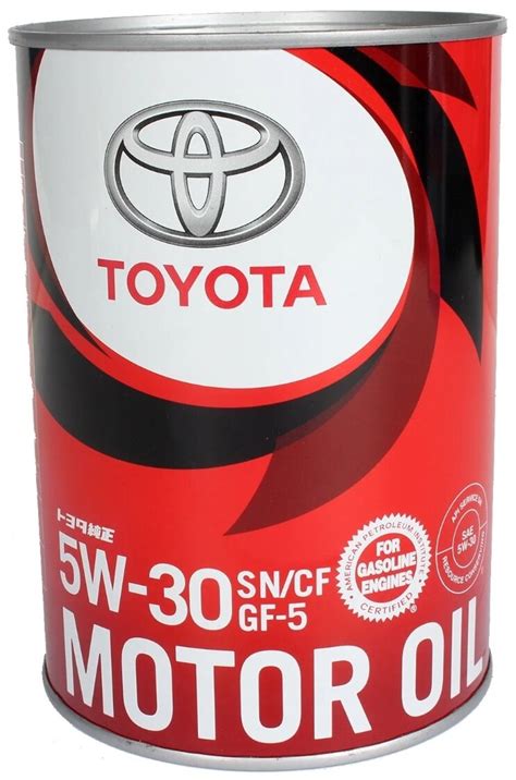 TOYOTA Масло Моторное Toyota Sn Hc 5W-30 0,946 Л 00279-1Qt5w-6S ...