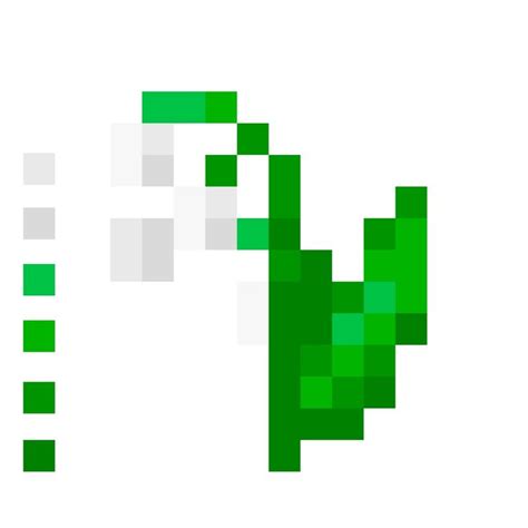 Lily Of The Valley Minecraft Items в 2024 г Пиксельные изображения Minecraft Майнкрафт