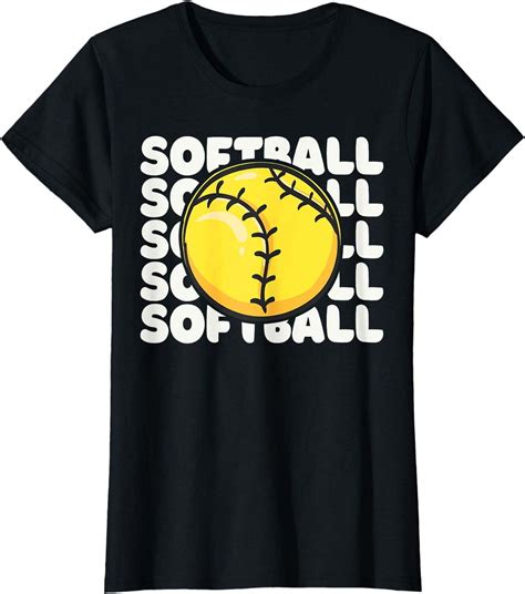 Softball Shirts For Teen Girls And Women Cute Softball T Shirt