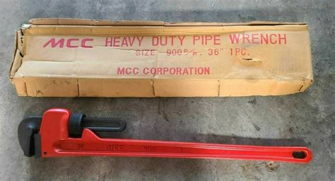 Mcc Pipe Wrench 36″ Heavy Duty 900 Mm Japan