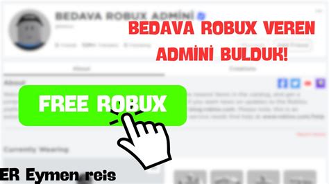 BEDAVA ROBUX VEREN ADMİN GERÇEKTEN VERİYOR MU Roblox Türkçe