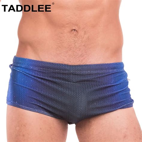 Taddlee Brand Sexy Swimwear Men Swimsuits Swim Boxer Briefs Bikini Surf