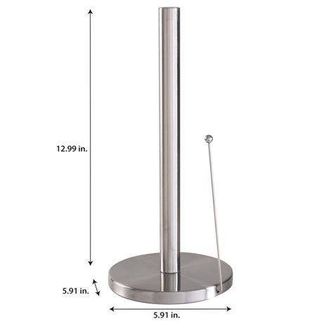 Rebrilliant Stainless Steel Freestanding Paper Towel Holder And Reviews