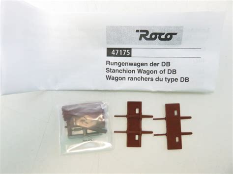 RKR608 Roco 47175 H0 DC Rungenwagen Mit Ladung Der DB OVP