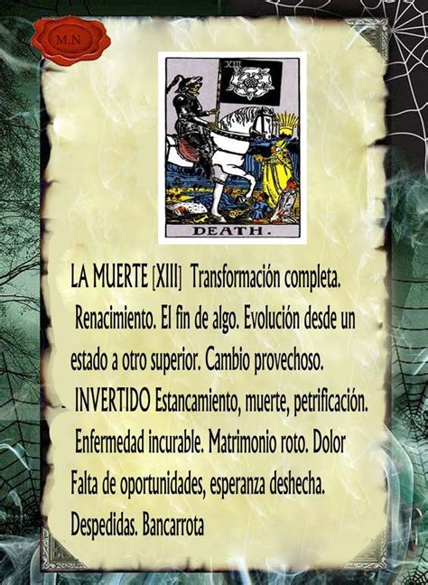 La Muerte Tarot Arcanos Tarot Cartas Tarot Cartas Significado