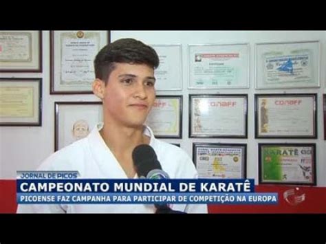 Atleta Picoense Do Karat Faz Campanha Para Participar De Campeonato Na