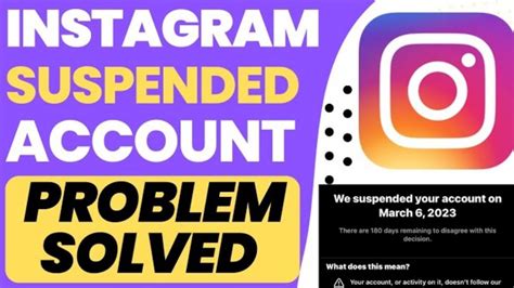 How To Fix We Suspend Your Account Instagram How To Recover Suspended Instagram Account 2023