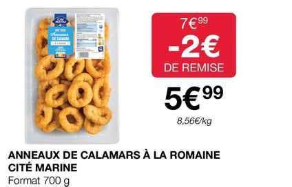 Promo Anneaux De Calamars à La Romaine chez Lidl iCatalogue fr