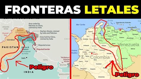 TOP 16 fronteras más Peligrosas del MUNDO YouTube