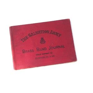 S The Salvation Army Brass Band Journal Solo Cornet Bb Numbers