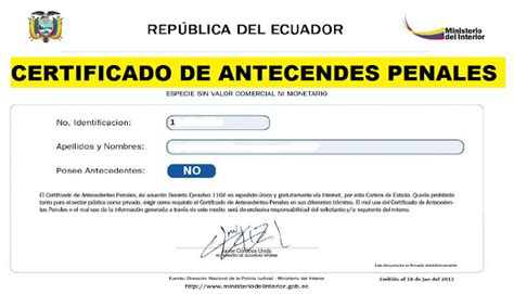 Consultar Record Policial Certificado De Antecedentes Penales 【2024