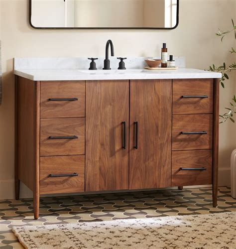 Walnut Single Ikea Bathroom Cabinets