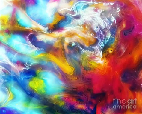 Joy Watercolor Abstraction Painting Painting By Justyna Jaszke Jbjart