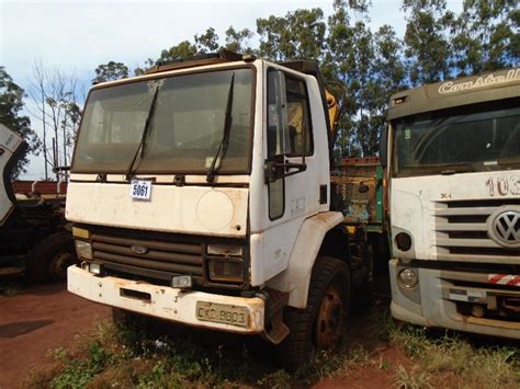 Leilão Online CAMINHÃO FORD CARGO 2422 CALCARIO 2000 MUNCK VEICUL