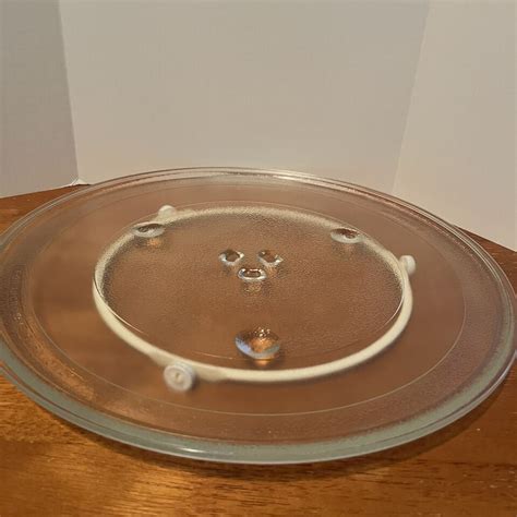 Panasonic 13 5 Microwave Glass Tray F06015q00ap With Ring For Model Nn Sa651a Ebay