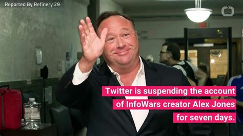 Twitter Suspends Account Of Alex Jones For Video Inciting Violence Video Dailymotion