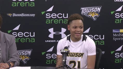 Full Press Conference Following Towson Womens Basketball Win Against