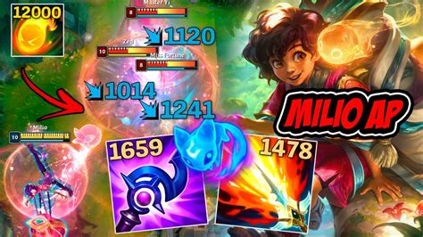 Milio Mas Full Ap Mid Dano Absurdo No Q Campe O Novo League Of