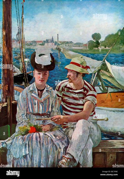 'Argenteuil', 1874.Artist: Edouard Manet Stock Photo - Alamy