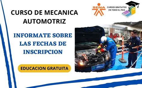 Curso de Mecánica Automotriz en el SENA