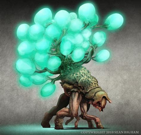 Glow Behemoth By Sean Bigham Alien Creatures Fantasy Creatures Art