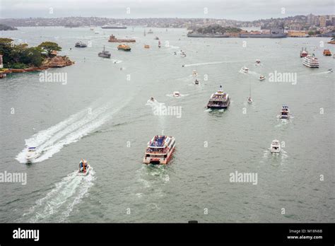Annual Australia Day Ferry Boat Race Ferrython Sydney Harbour