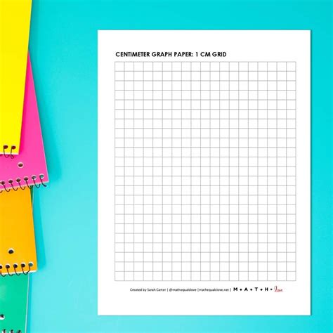 printable centimeter graph paper  cm grid