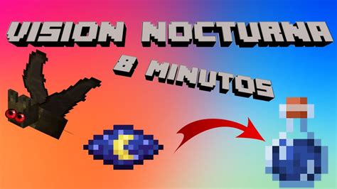 Como Hacer Poci N Vision Nocturna Minutos En Minecraft Java Bedrock