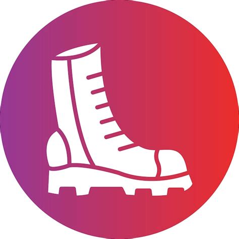 Dise O Vectorial Estilo Del Icono De Las Botas De Oto O Vector Premium