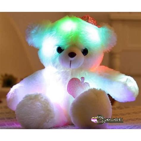 Ours Teddy Peluche Lumineux Fille Cdiscount Jeux Jouets