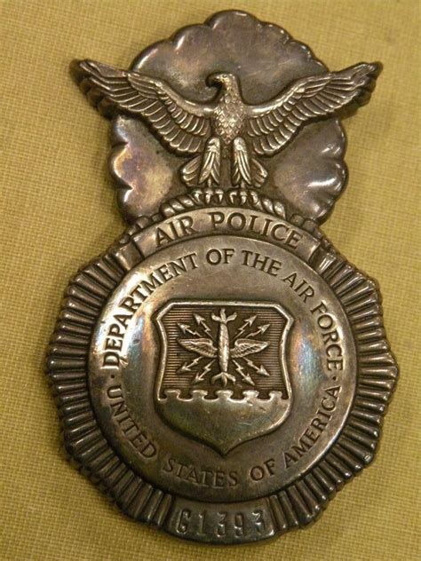 Rare Obsolete Usaf Air Police Badge 2801991054