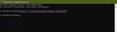Zeitzone Einstellen Windows 10 WinNotiz