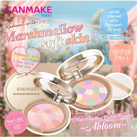 Jual Canmake Marshmallow Finish Powder Abloom Shopee Indonesia