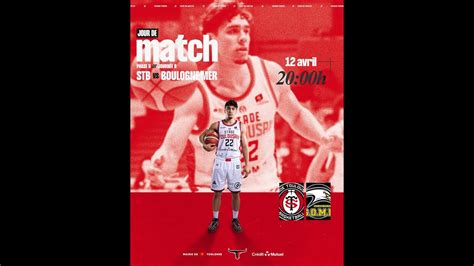 NM1 2023 24 Stade Toulousain Basketball SOM Boulogne Sur Mer