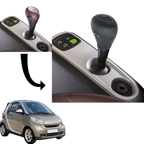 Pour Smart Fortwo City Coupe Automatique Pommeau Cuir Levier De