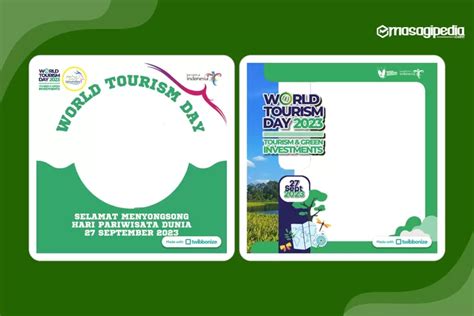 10 Twibbon Hari Pariwisata Sedunia 2023 Desain Keren Unik Dan Terbaru