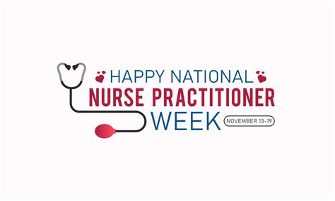 Vector Illustration On The Theme Of National Nurse Practitioner Week