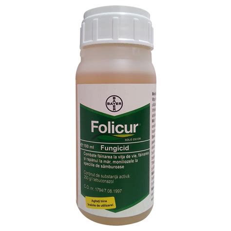 Fungicid Sistemic Folicur Solo 250 Ew 100 Ml