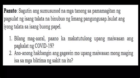 Filipino 5 Pagsagot Sa Mga Tanong Sa Binasang Teksto Pptx